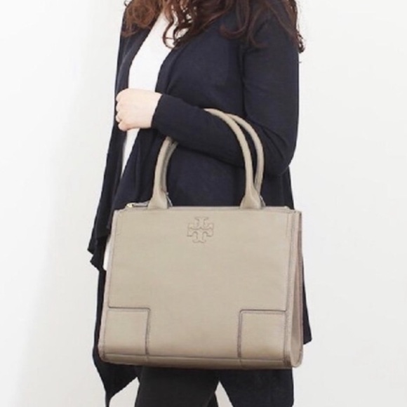 Tory burch ella leather tote
